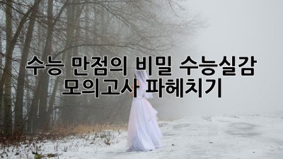 수능 만점의 🔥비밀! #수능실감 모의고사 파헤치기 💯