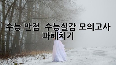 수능 만점? 💯 #수능실감 모의고사 파헤치기 🚀