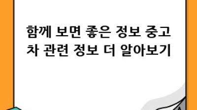 장흥군 관산읍 옥당리 중고차 매입, 어디서?